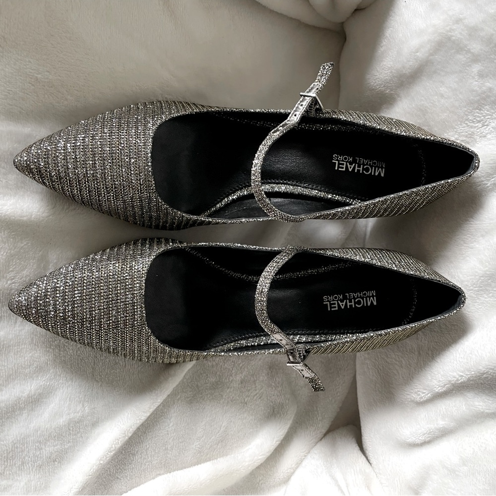 Dazzling Michael Kors special occasion pumps.